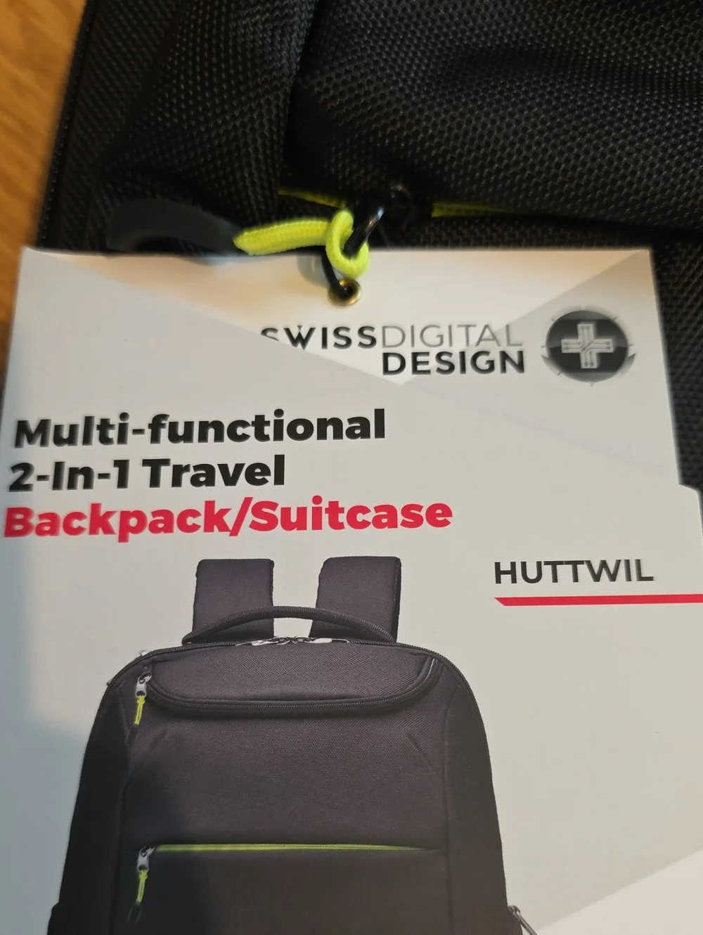 SwissGear Black Travel Backpack